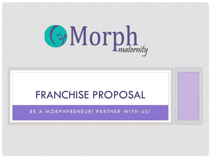 franchise proposal