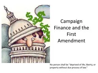 Campaign Finance and the First Amendment