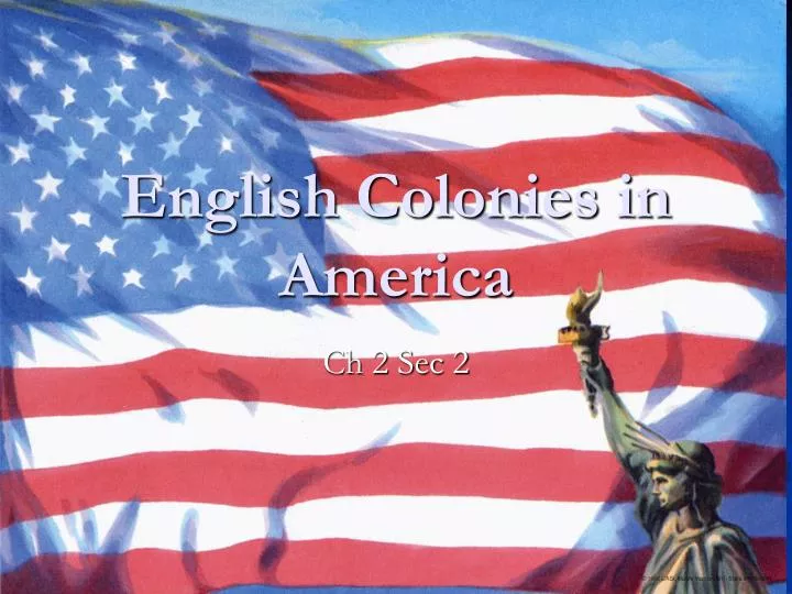 english colonies in america