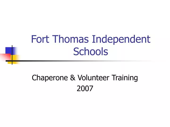 fort thomas independent schools