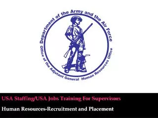 USA Staffing/USA Jobs Training For Supervisors