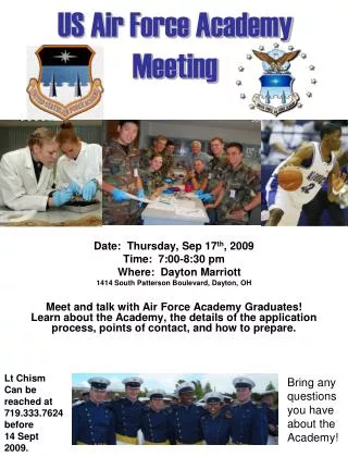 US Air Force Academy Meeting
