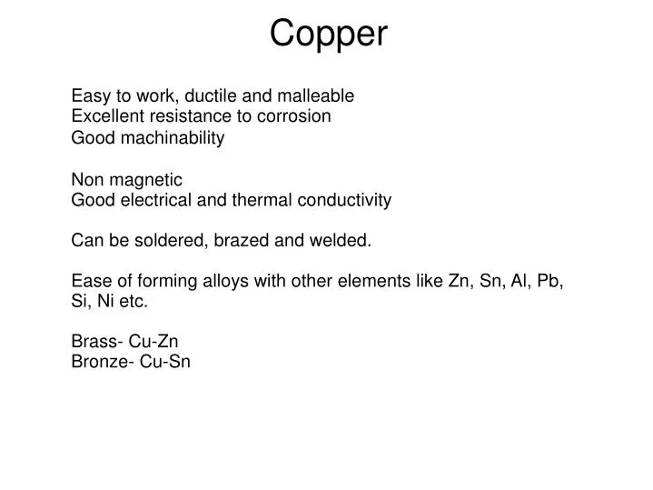 Advantages and Disadvantages of Bronze vs Copper