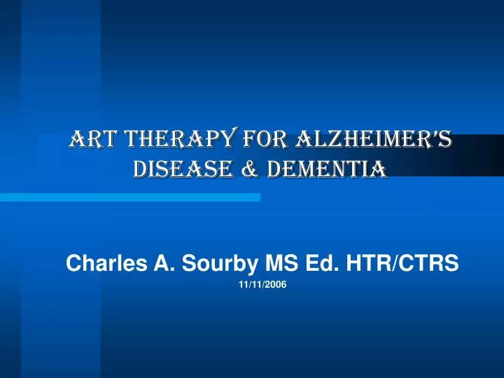 art therapy for alzheimer s disease dementia