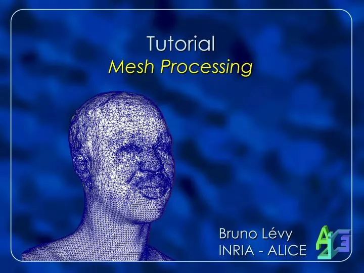 tutorial mesh processing