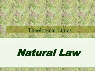 Natural Law