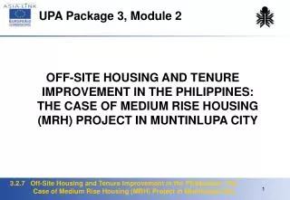 UPA Package 3, Module 2