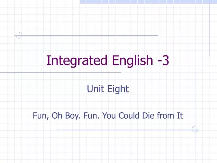 integrated english 3