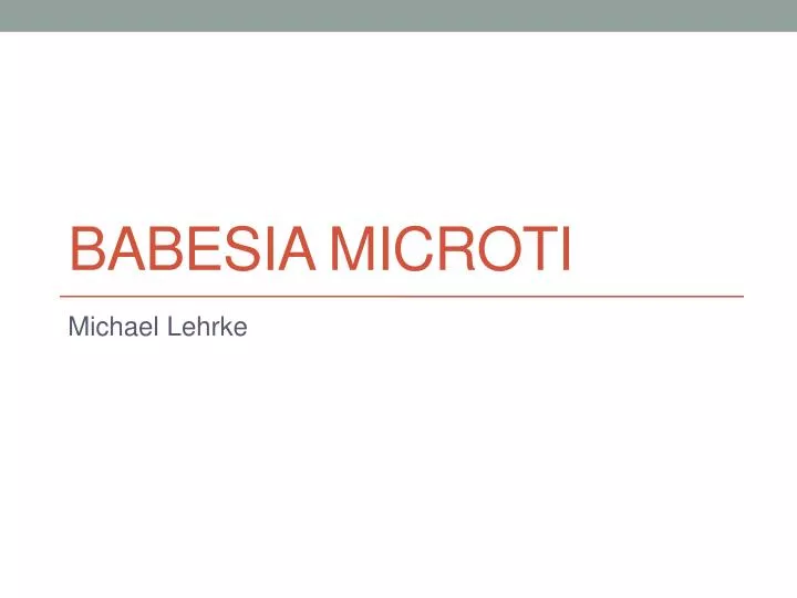 babesia microti