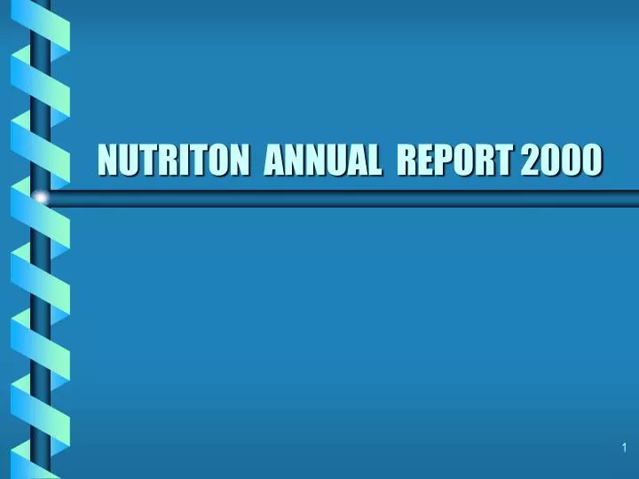 nutriton annual report 2000