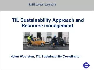 TfL Sustainability Approach and Resource management
