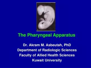Dr. Akram M. Asbeutah, PhD Department of Radiologic Sciences Faculty of Allied Health Sciences Kuwait University