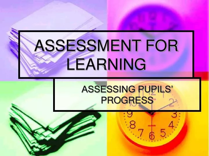 assessment for learning