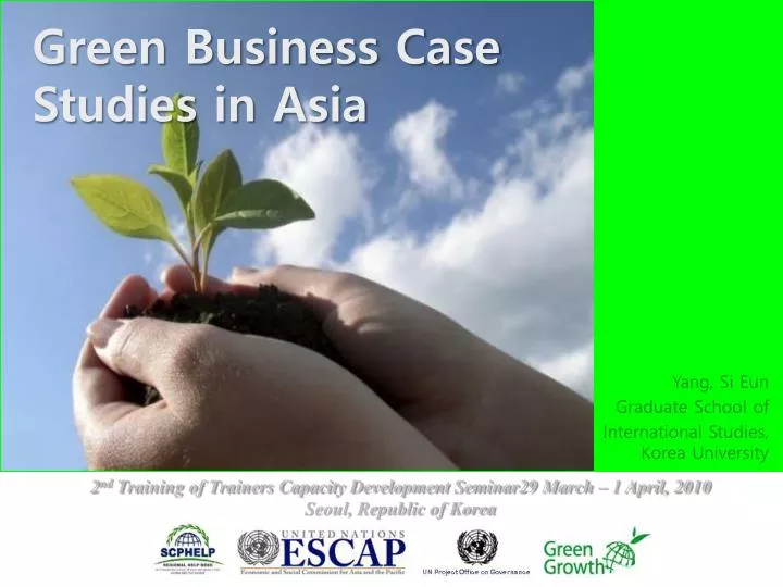 green business case studies in asia