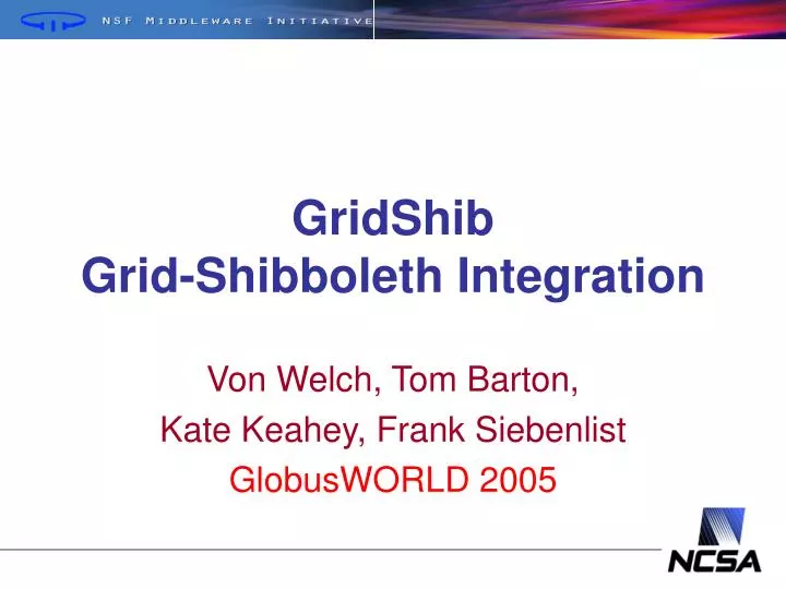 gridshib grid shibboleth integration