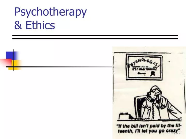 psychotherapy ethics