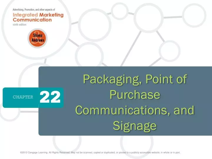 packaging point of purchase communications and signage