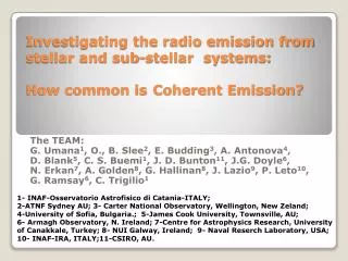 Investigating the radio emission from stellar and sub-stellar systems: How common is Coherent Emission?