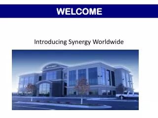 Introducing Synergy Worldwide
