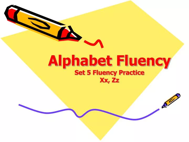 alphabet fluency set 5 fluency practice xx zz