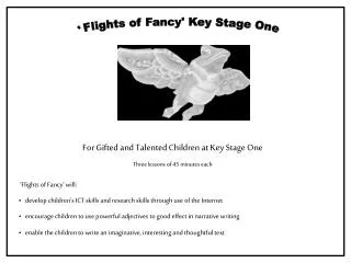 'Flights of Fancy' Key Stage One