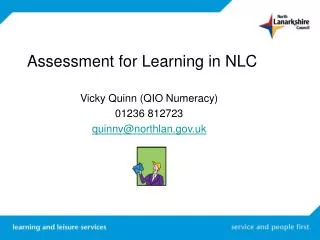 assessment for learning in nlc