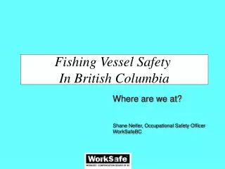 Fishing Vessel Safety In British Columbia