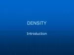 Understanding Density: Concepts, Demonstrations, and Applications - slide 1