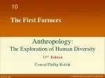 The First Farmers - slide 1