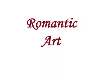 Romantic Art