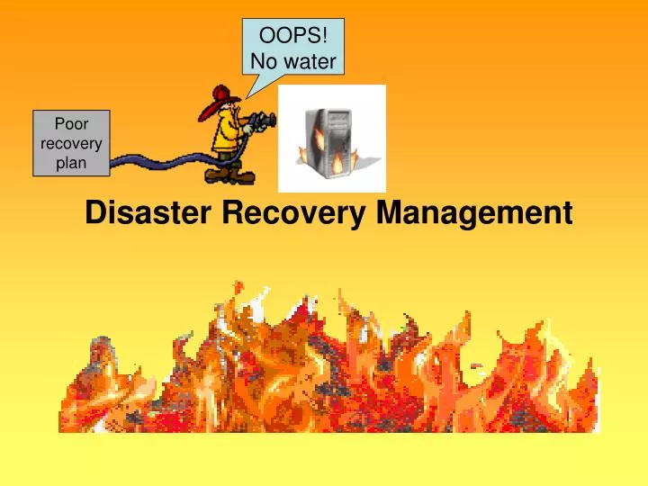 disaster recovery management