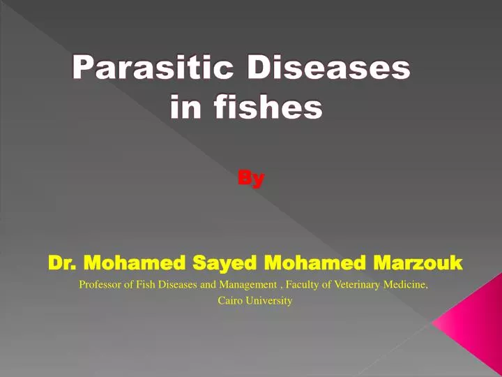 parasitic diseases in fishes
