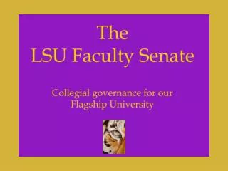 Duties of the Faculty Senate Exercise of all powers vested in the Faculty Council by the Board of Supervisors of the LSU