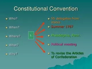 constitutional convention