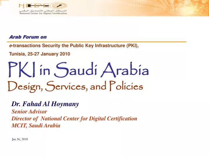 pki in saudi arabia design services and policies