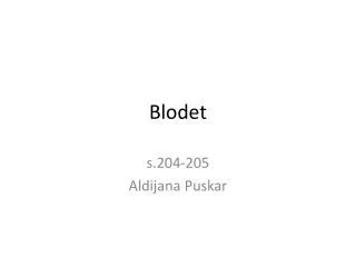 blodet