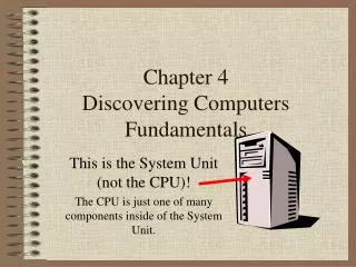 Chapter 4 Discovering Computers Fundamentals