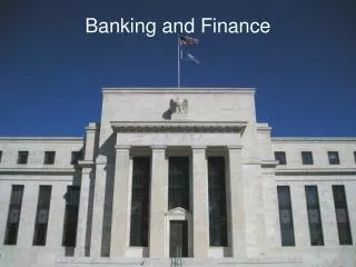 Banking and Finance