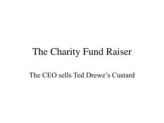 The Charity Fund Raiser