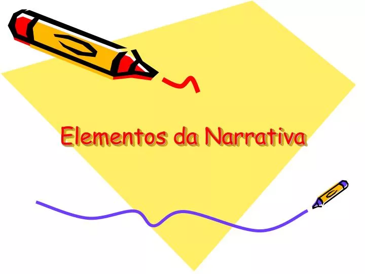 elementos da narrativa