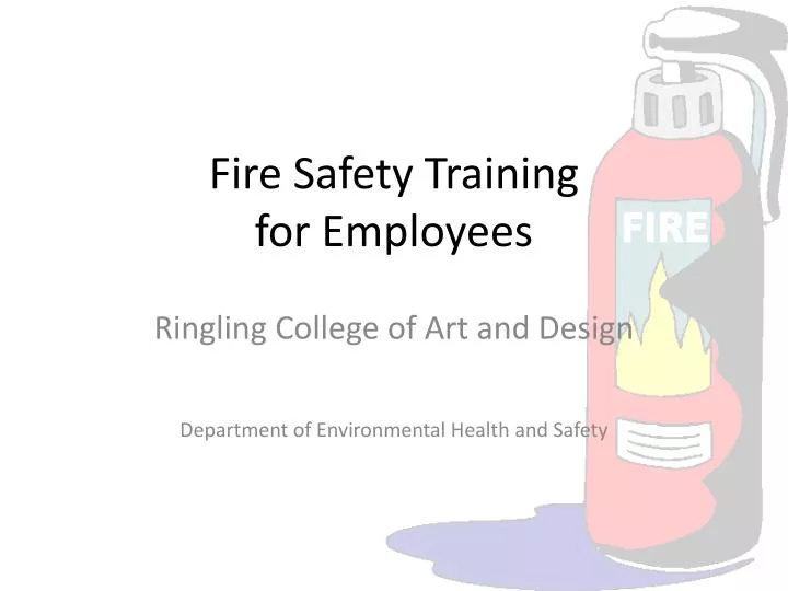 fire safety training for employees