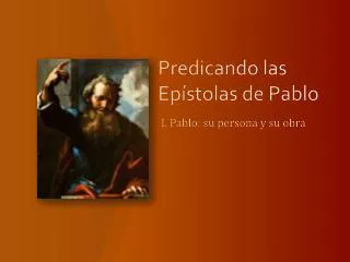 predicando las ep stolas de pablo