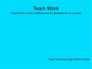 team work