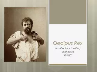 Oedipus Rex