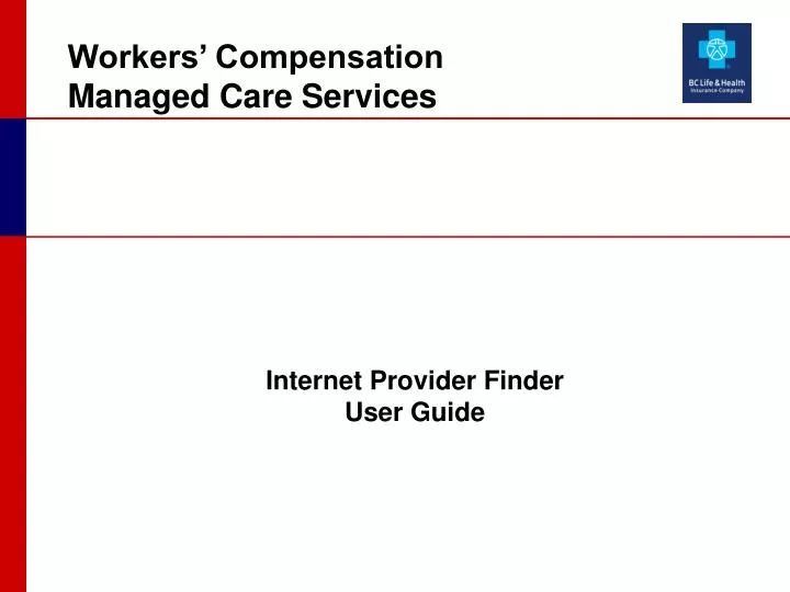 workers compensation managed care services