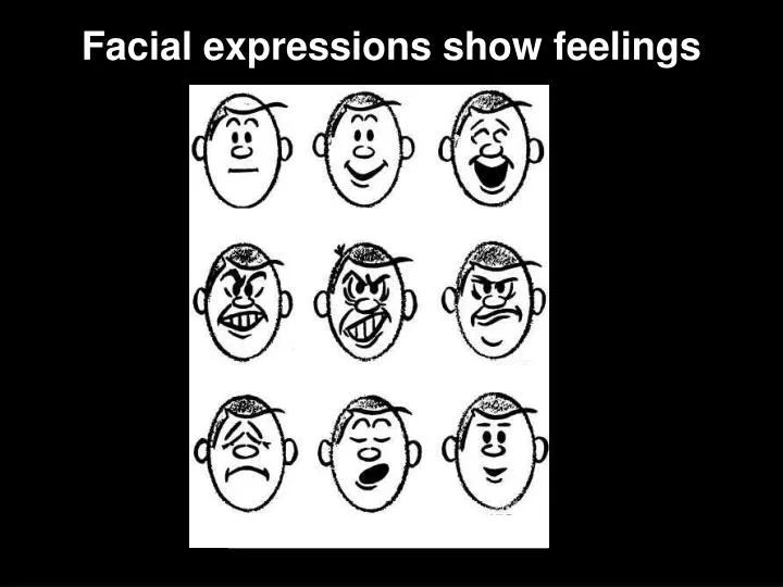 facial expressions show feelings
