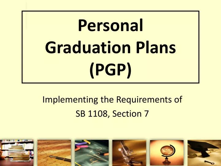 personal graduation plans pgp