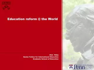 Education reform @ the World