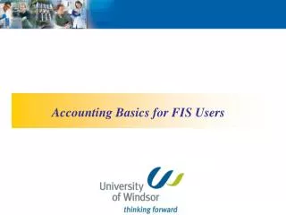 Accounting Basics for FIS Users