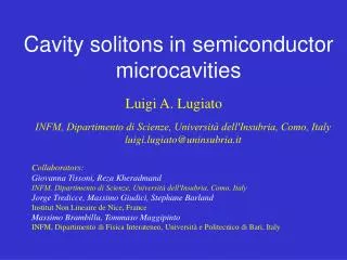 Cavity solitons in semiconductor microcavities